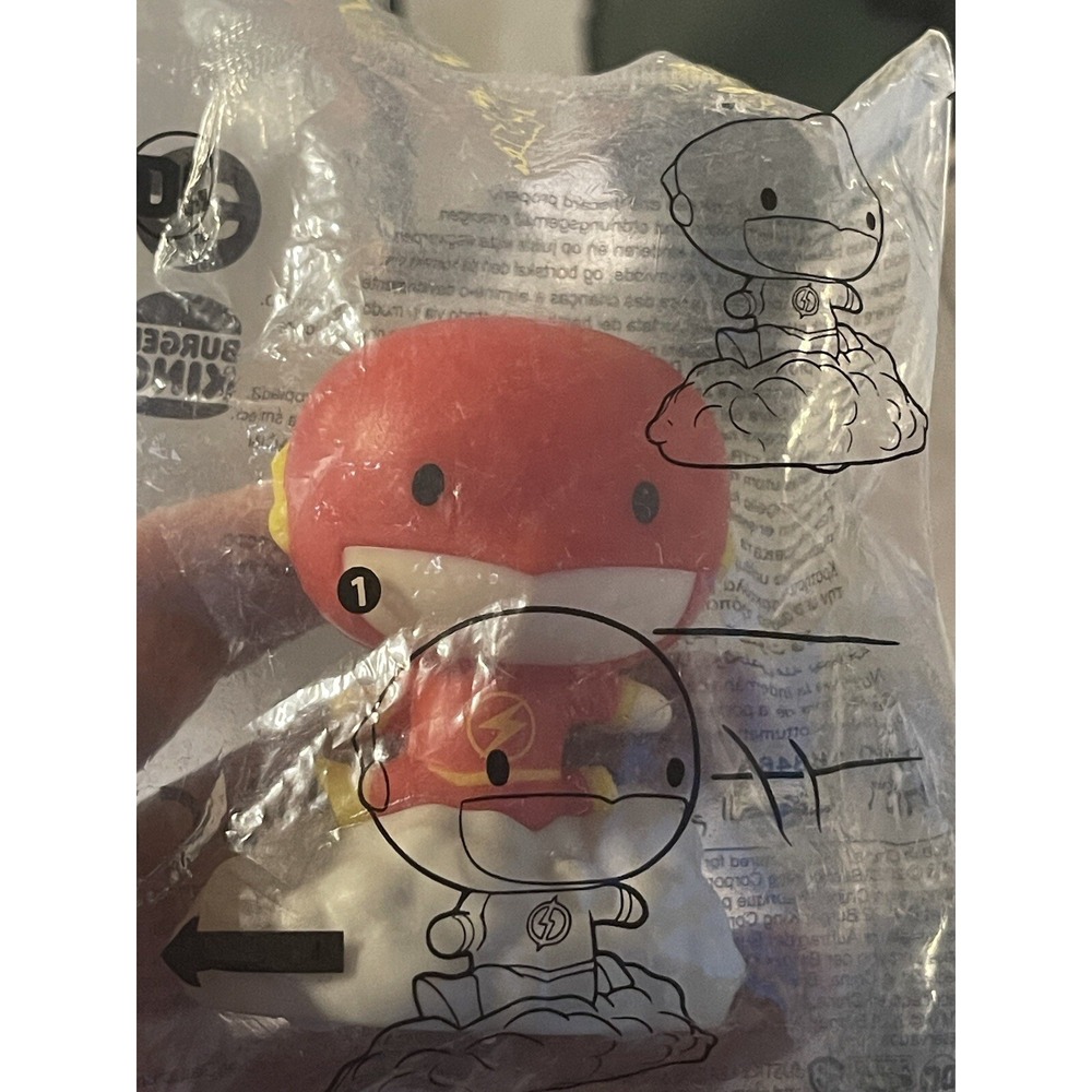 Burger King Kids Meal Toy Justice League DC Flash Chibi Figure New‎ In Package